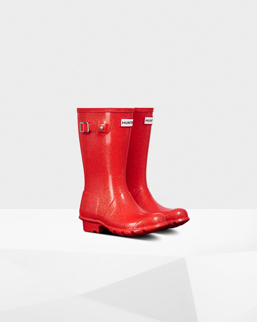 Botas de Lluvia Hunter Niños - Original Big Starcloud - Naranjas Rojos - DNPASVY-16